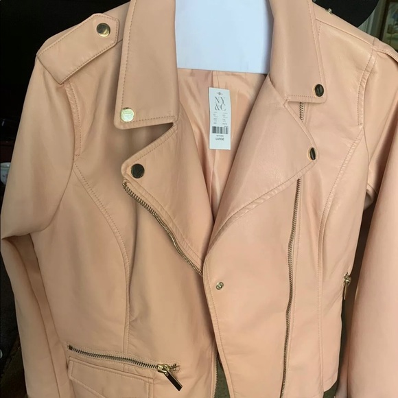 New York & Company Jackets & Blazers - NY&C Women’s Large Faux Leather Jacket
